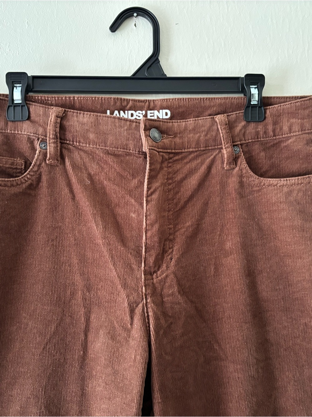 Lands' End womens Brown Corduroy Pants